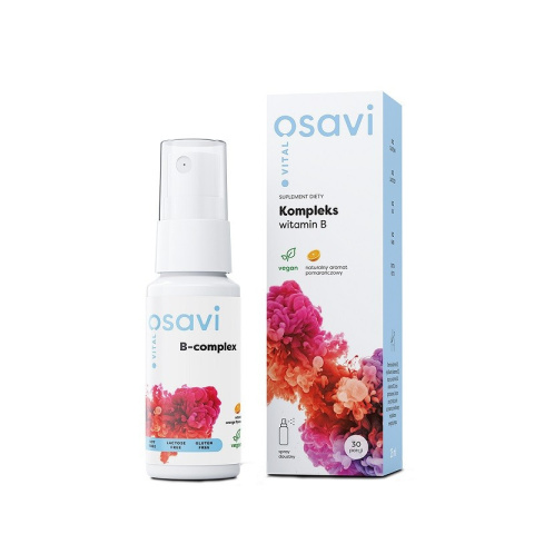 Osavi - Kompleks Witamin B Spray Doustny, Pomarańcza - 25 ml.