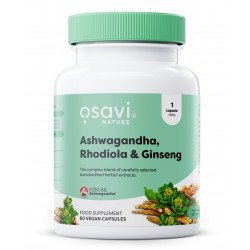 Osavi - Ashwagandha + Rhodiola & Ginseng - 60 vegan capsules