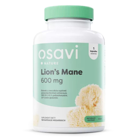 Osavi - Lion’s Mane (Nature) - 600mg - 120 vegan caps