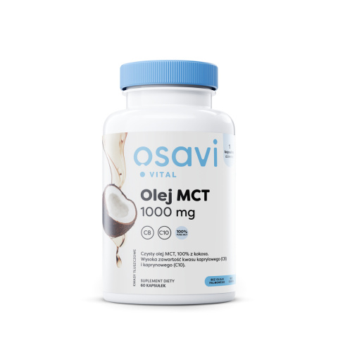 Osavi - Olej MCT - 1000mg - 60 softgels