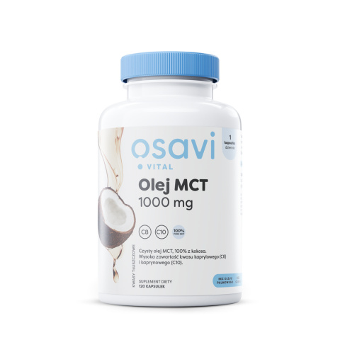 Osavi - Olej MCT - 1000mg - 120 softgels