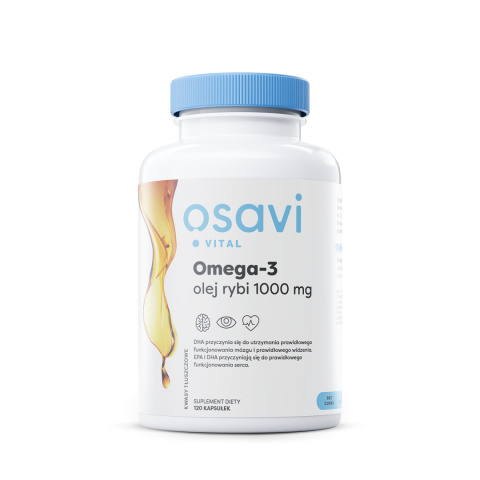 Osavi - Omega-3 Olej Rybi Molecularly Distilled - 1000mg - 120 softgels