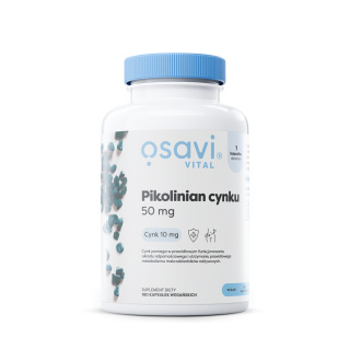 Osavi - Pikolinian Cynku - 50mg - 180 vegan caps