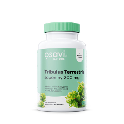 Osavi - Tribulus Terrestris (Nature) - Saponiny 200mg - 120 vegan caps