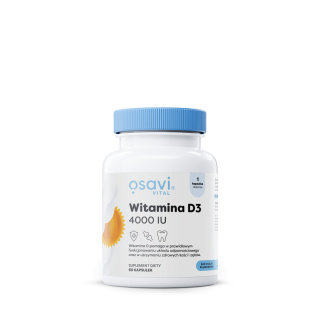 Osavi - Witamina D3 - 4000IU - 60 softgels