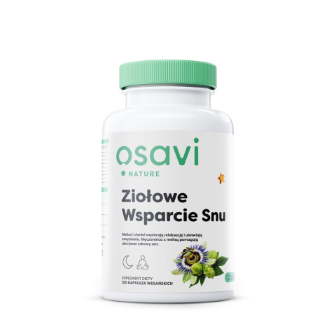 Osavi - Ziołowe Wsparcie Snu (Bez Melatoniny) - Ziołowe Wsparcie Snu (Bez Melatoniny) - 120 vegan caps