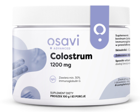 Osavi - Colostrum Proszek, 1200mg - 100 grams