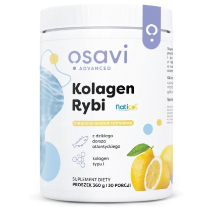 Osavi - Kolagen Rybi z Dzikiego Dorsza - Cytryna - 360 grams