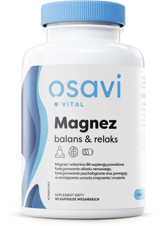 Osavi - Magnez Balans & Relaks - 90 vegan capsules