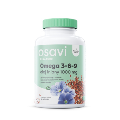 Osavi - Omega 3-6-9 Olej Lniany - 1000mg - 120 softgels