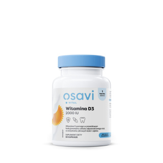 Osavi - Witamina D3 - 2000IU - 60 softgels