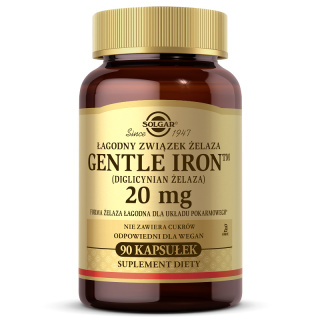 Solgar - Gentle Iron (diglicynian żelaza) 20 mg