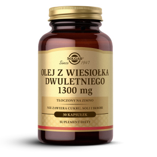 Solgar - Olej z wiesiołka dwuletniego 1300 mg