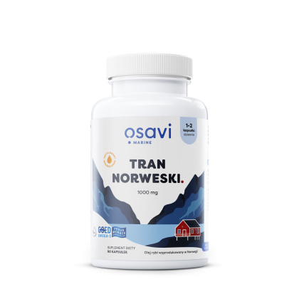 Osavi - Tran Norweski Kapsułki - 1000mg (Cytryna) - 90 softgels