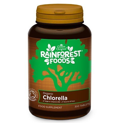 Rainforest Foods - Chlorella BIO Rainforest Foods (300 tabletek x 500 mg)