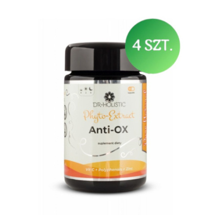 DR Holistic ZESTAW: 4 x Anti-OX Phyto-Extract - 60 kap.