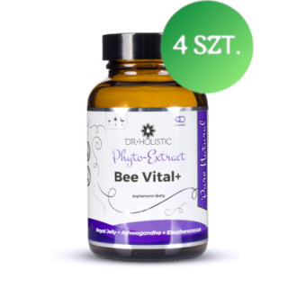 DR Holistic ZESTAW: 4 x Bee Vital+ Phyto Extract - 60 kaps.