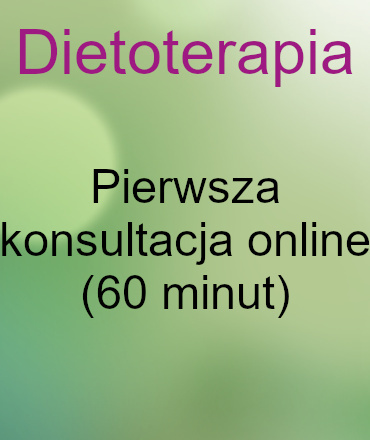 Dietoterapia Pierwsza konsultacja online (60 minut)