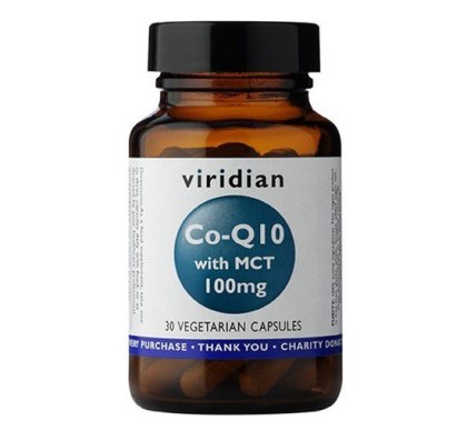 Viridian - Koenzym Q10 100mg z MCT - 30 kapsułek