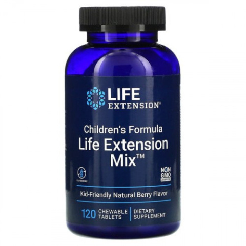 Life Extension - Children's Formula Life Extension Mix - 120 tabletek