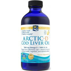 Nordic Naturals - Arctic-D Cod Liver Oil - Lemon - 237 ml.