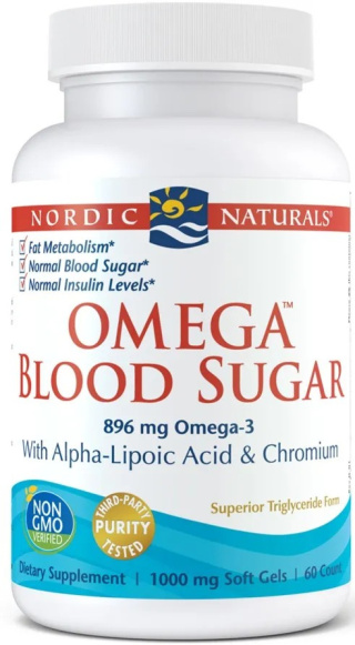 NORDIC OMEGA BLOOD SUGAR 896/2 - 60 KAPS.