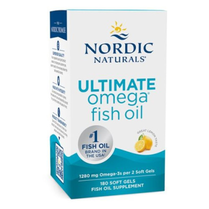 Nordic Naturals - Ultimate Omega Lemon 1280 mg - 180 kapsułek