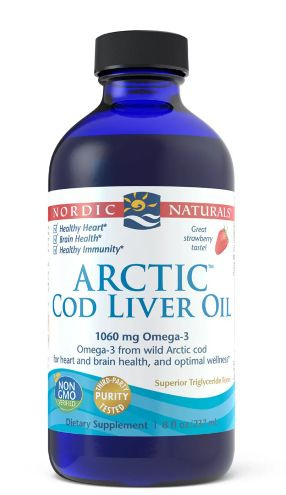 Nordic Naturals - Arctic Cod Liver Oil - 1060mg Strawberry - 237 ml