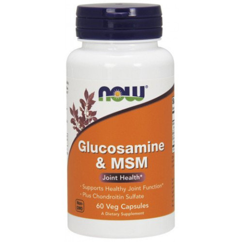 NOW - Glucosamine & MSM - 60 kapsułek