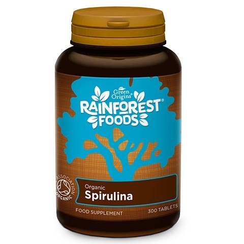 Rainforest Foods - Spirulina BIO Rainforest Foods (300 tabletek x 500 mg)