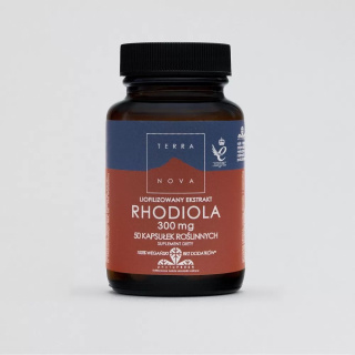 Terranova - RHODIOLA 300 mg LIOFILIZOWANY EKSTRAKT - 50 kaps.