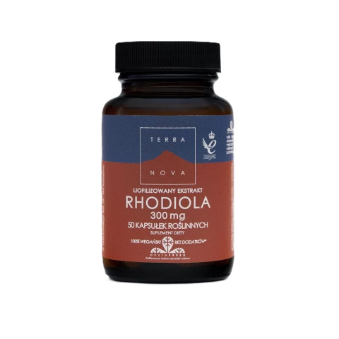 Terranova - RHODIOLA 300 mg LIOFILIZOWANY EKSTRAKT - 50 kaps.