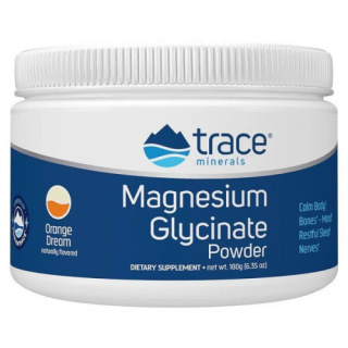 Trace Minerals - Magnesium Glycinate Powder, Grape - 180 grams