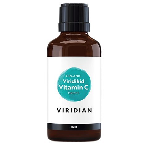 Viridian - Viridikid Ekologiczna Witamina C w kropelkach dla dzieci - 50 ml