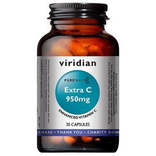 Viridian - Witamina C Extra 950 mg - 30 kapsułek