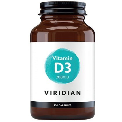 Viridian - Witamina D3 2000IU - 150 kapsułek