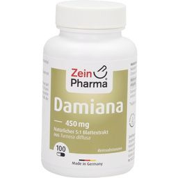 Zein Pharma - Damiana, 450mg - 100 kapsułek