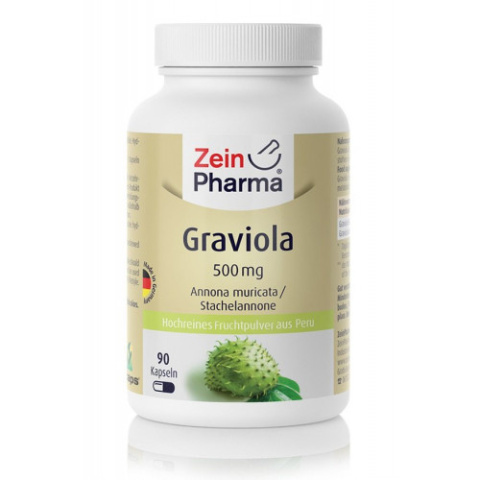 Zein Pharma Graviola, 500mg - 90 caps