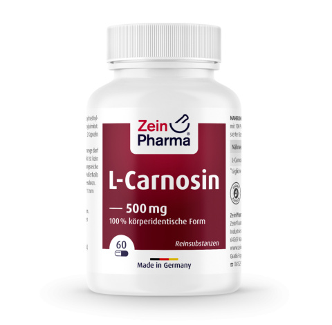 Zein Pharma - L-Carnosine, 500mg - 60 caps