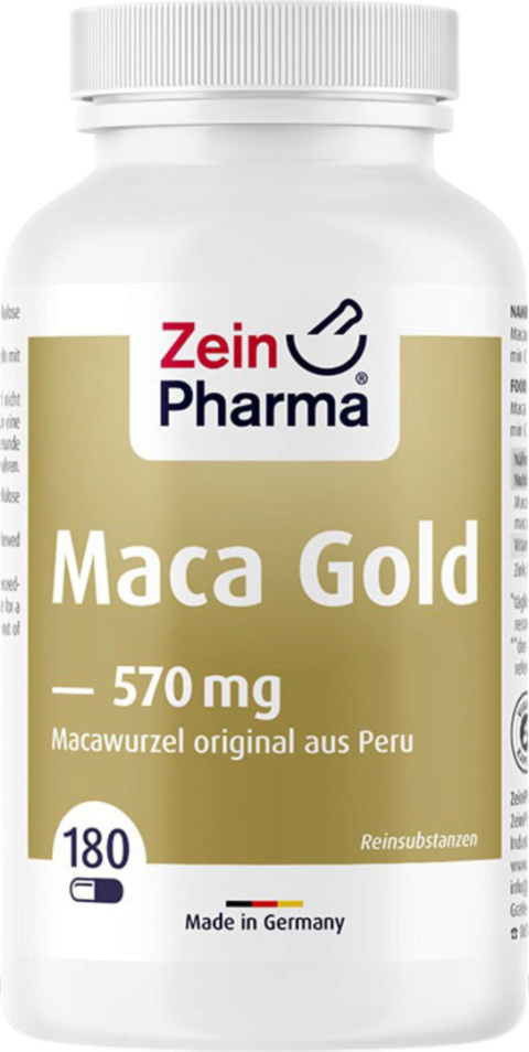 Zein Pharma Maca Gold, 570mg - 180 kapsułek