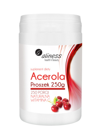 Aliness - Acerola Proszek - 250 g - Naturalna Witamina C