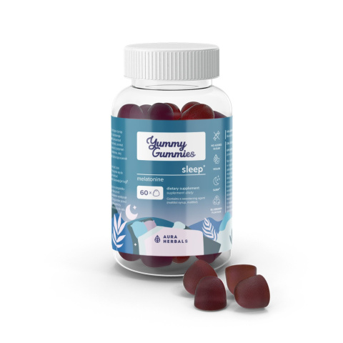 Aura Herbals - Yummy Gummies Sleep*, żelki - 60 szt.