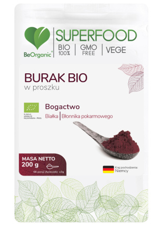 BeOrganic - Burak BIO w proszku 200g