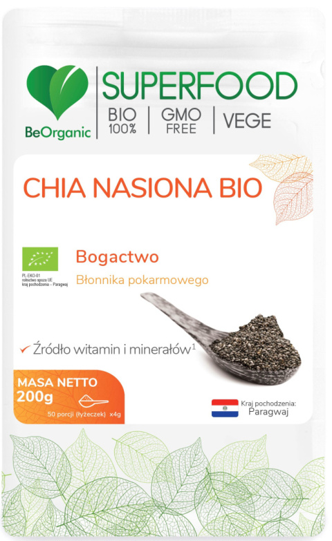 BeOrganic - Chia nasiona BIO 200g