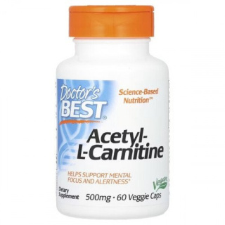 Doctors Best Acetyl L-Carnitine, 500mg - 60 vcaps