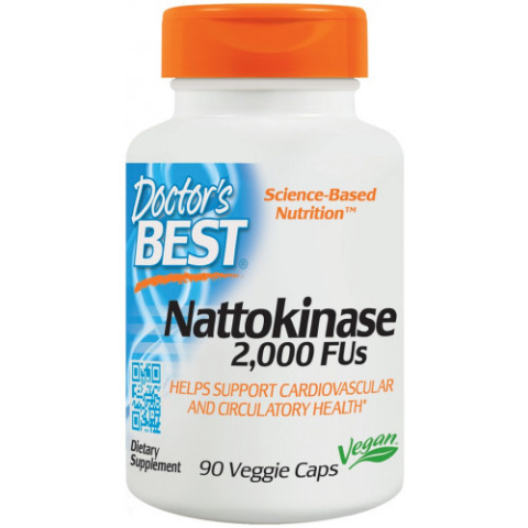 Doctors Best - Nattokinase - 2000 FUs - 90 kapsułek Doctors Best - Nattokinase - 2000 FUs - 90 kapsułek