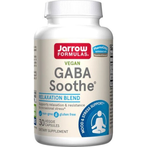 Jarrow Formulas - GABA Soothe 30 kapsułek wegetariańskich