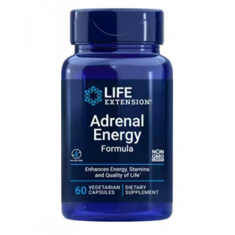 Life Extension - Adrenal Energy Formula - 60 kapsułek wegetariańskich