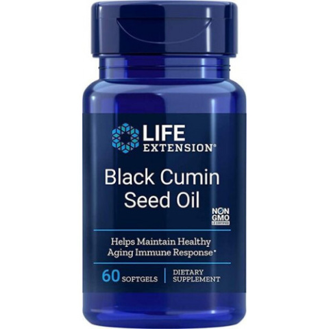 Life Extension - Black Cumin Seed Oil - 60 kapsułek