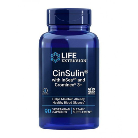 Life Extension - CinSulin with InSea2 & Crominex 3+ - 90 vcaps